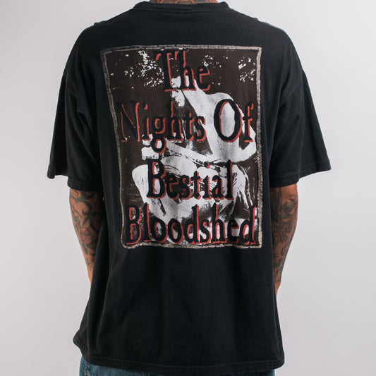 Vintage 90’s Hecate Enthroned The Night Of Bestial Bloodshed T-Shirt