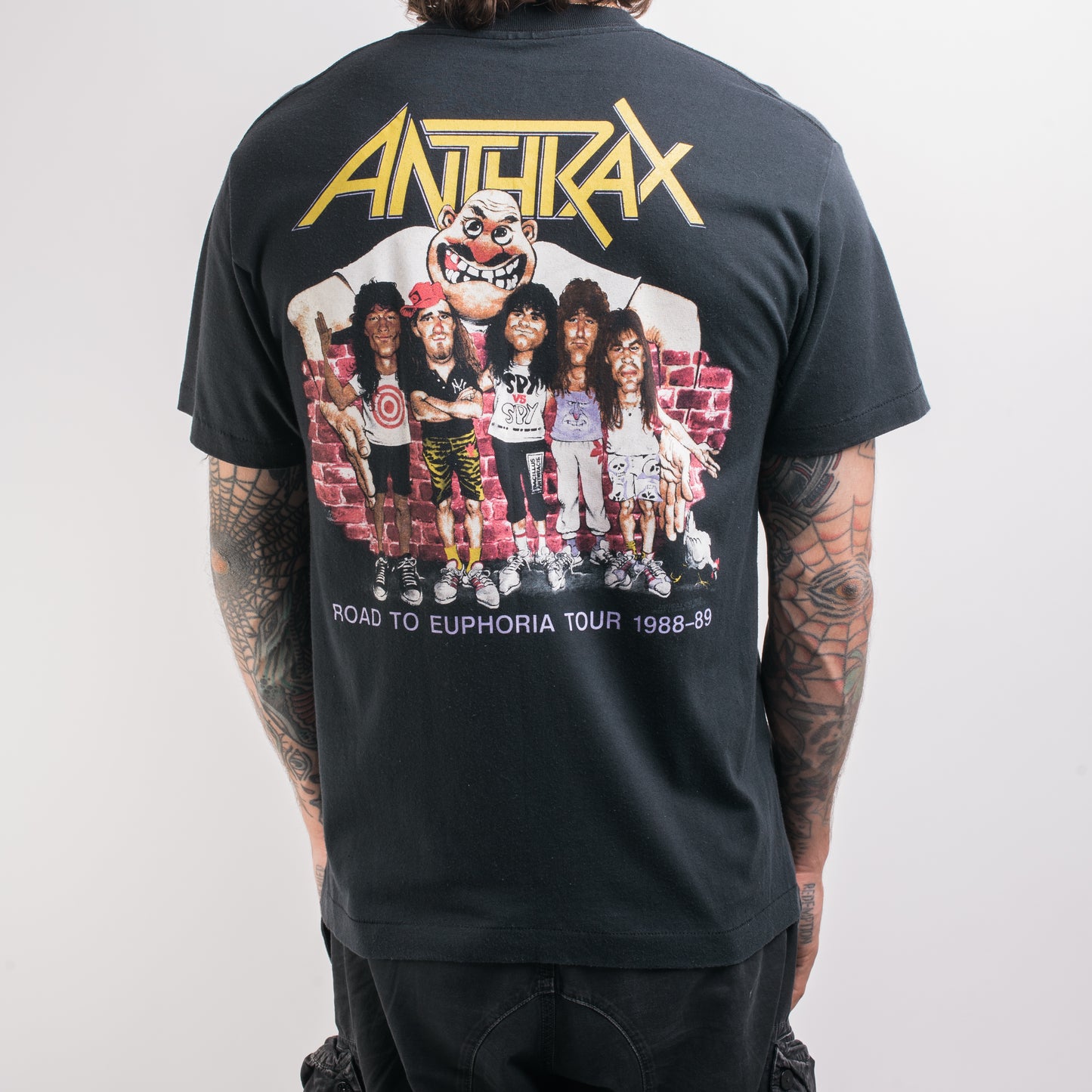 Vintage 1988 Anthrax State Of Euphoria Tour T-Shirt