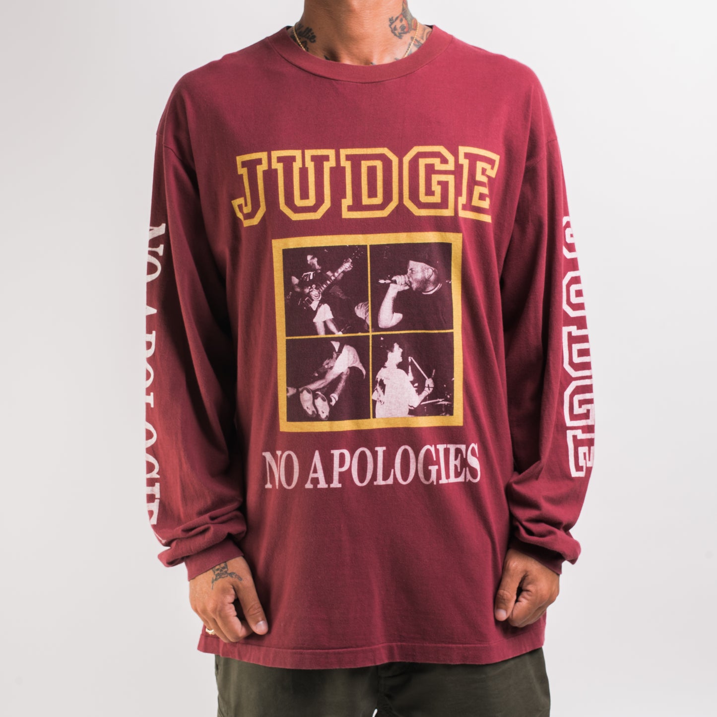 Vintage 90’s Judge No Apologies Longsleeve