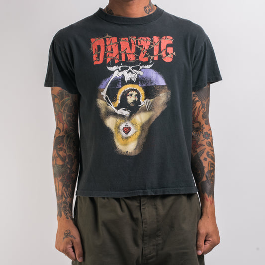 Vintage 1990 Danzig Long Way Back From Hell Tour T-Shirt