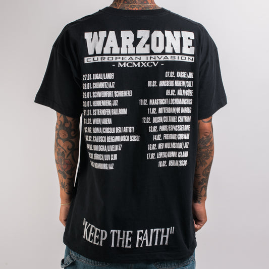 Vintage 1995 Warzone European Tour T-Shirt