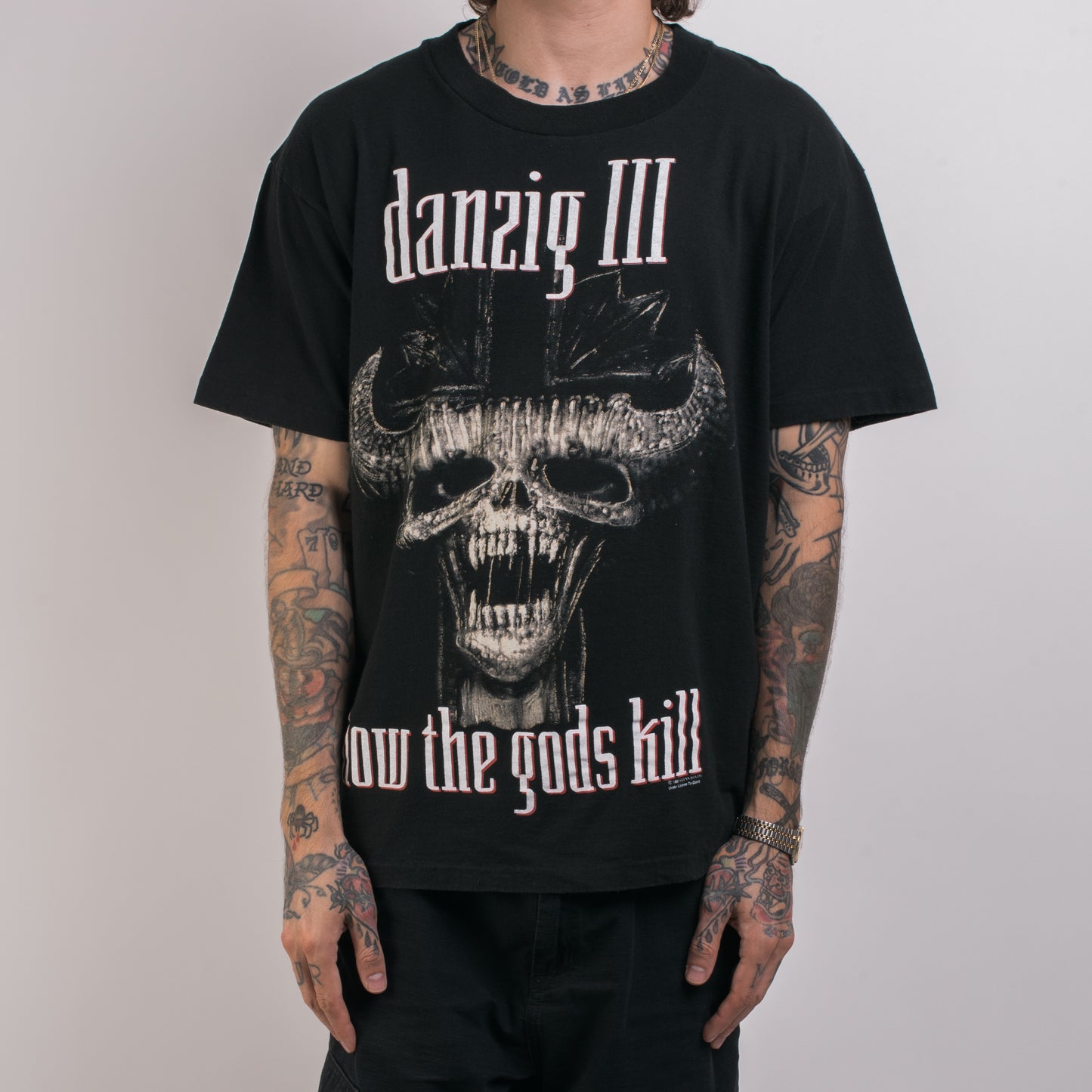 Vintage 1992 Danzig Dirty Black Summer Tour T-Shirt