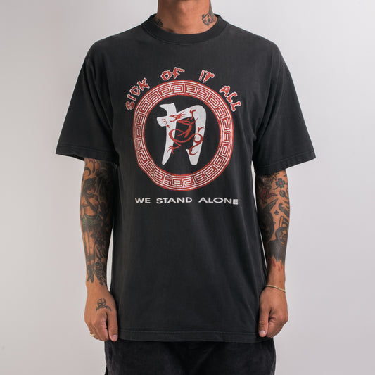 Vintage 90’s Sick Of It All We Stand Alone T-Shirt