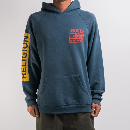 Vintage 90’s Bad Religion Against The Grain Hoodie