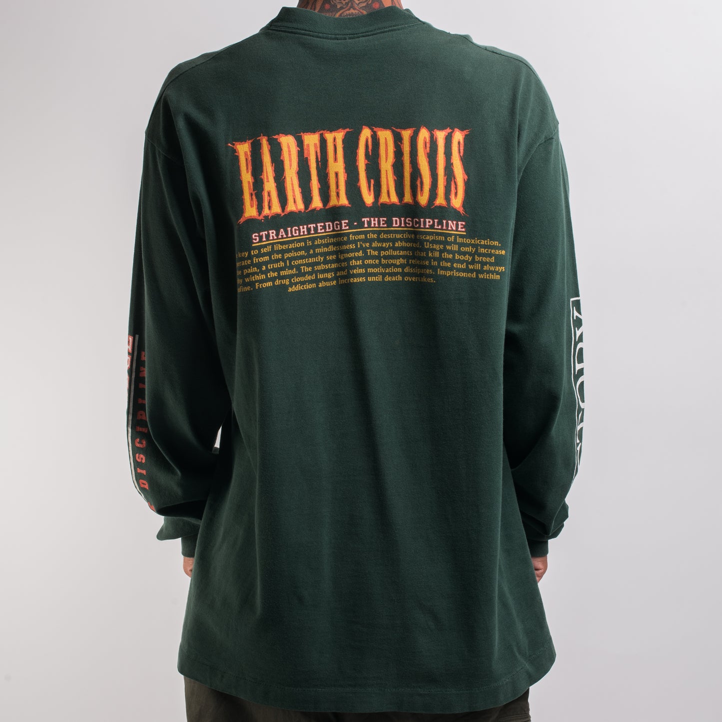 Vintage 90’s Earth Crisis The Discipline Longsleeve