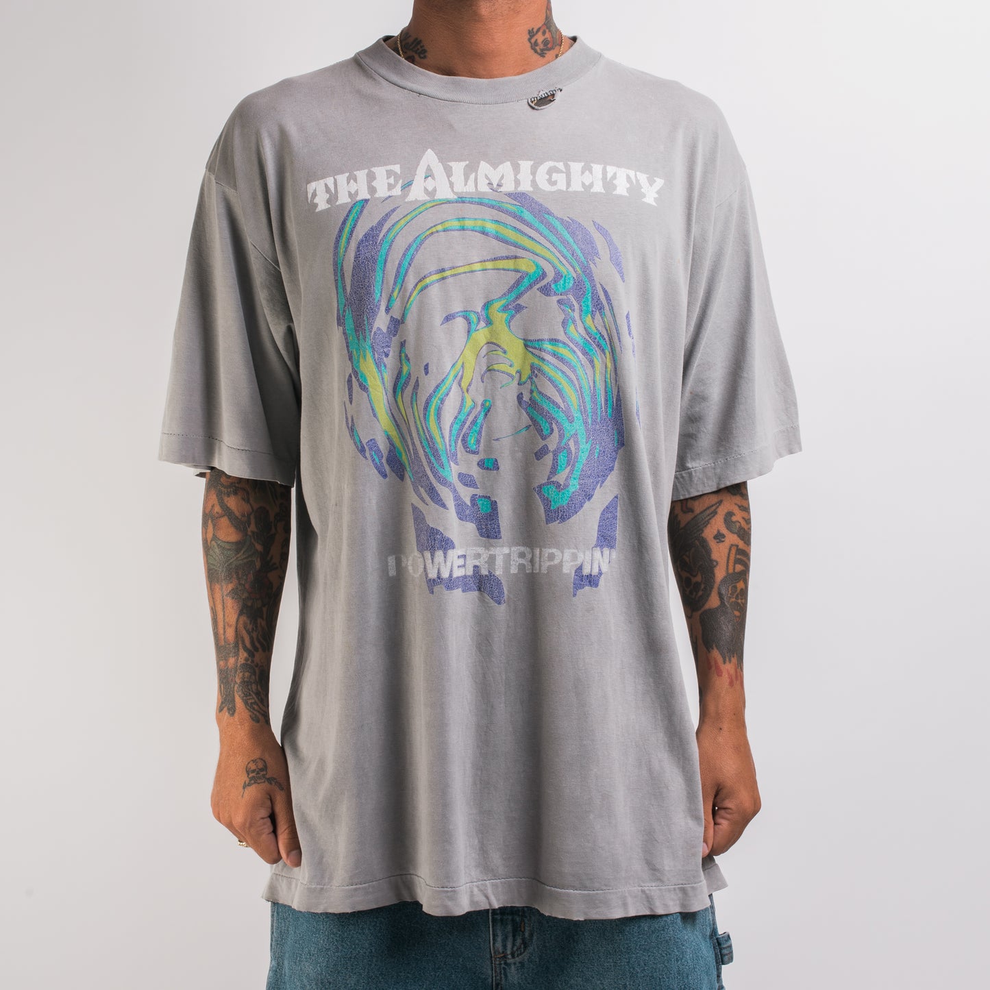 Vintage 1993 The Almighty Powertrippin Tour T-Shirt