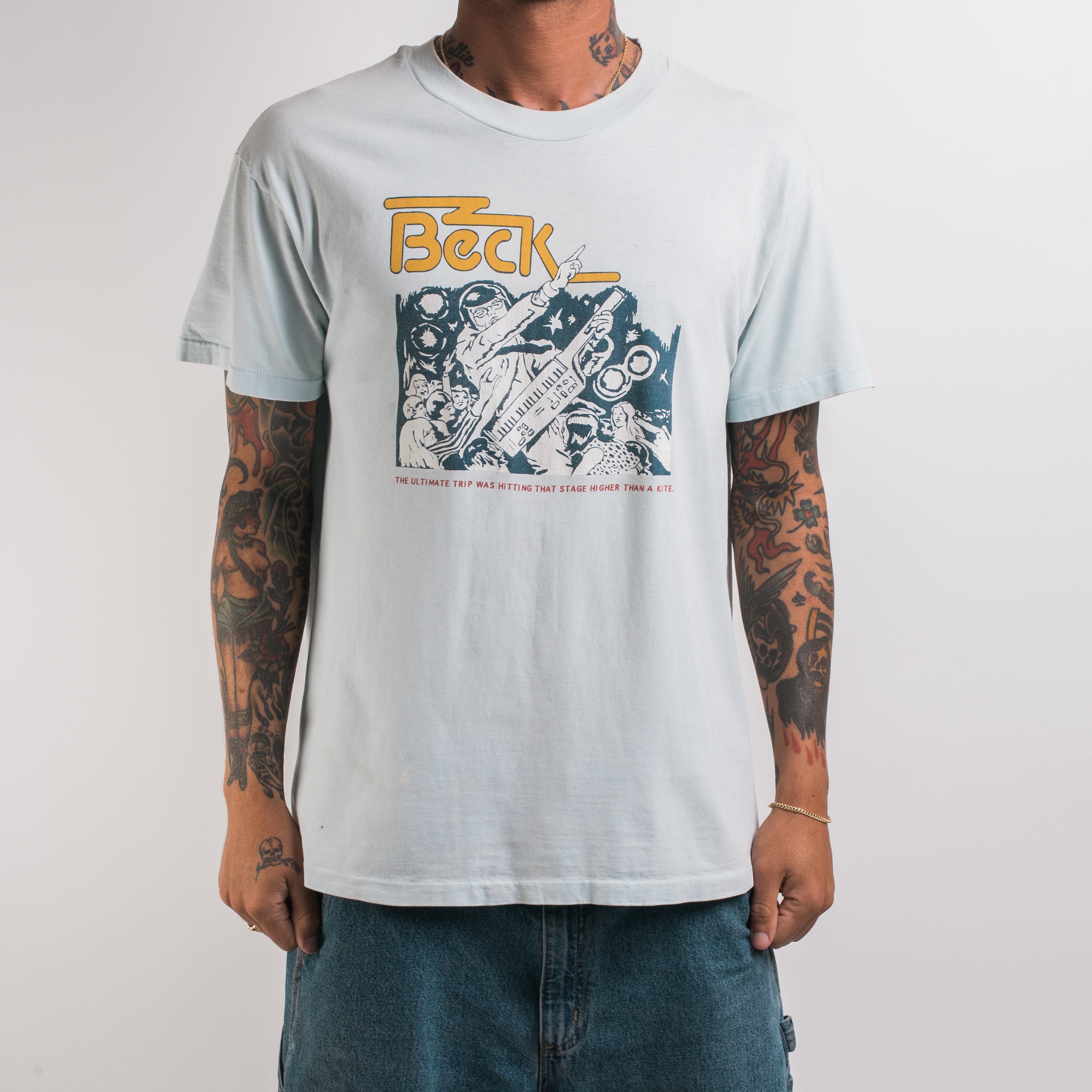 Vintage 90's Beck The Ultimate Trip T-Shirt – Mills Vintage USA