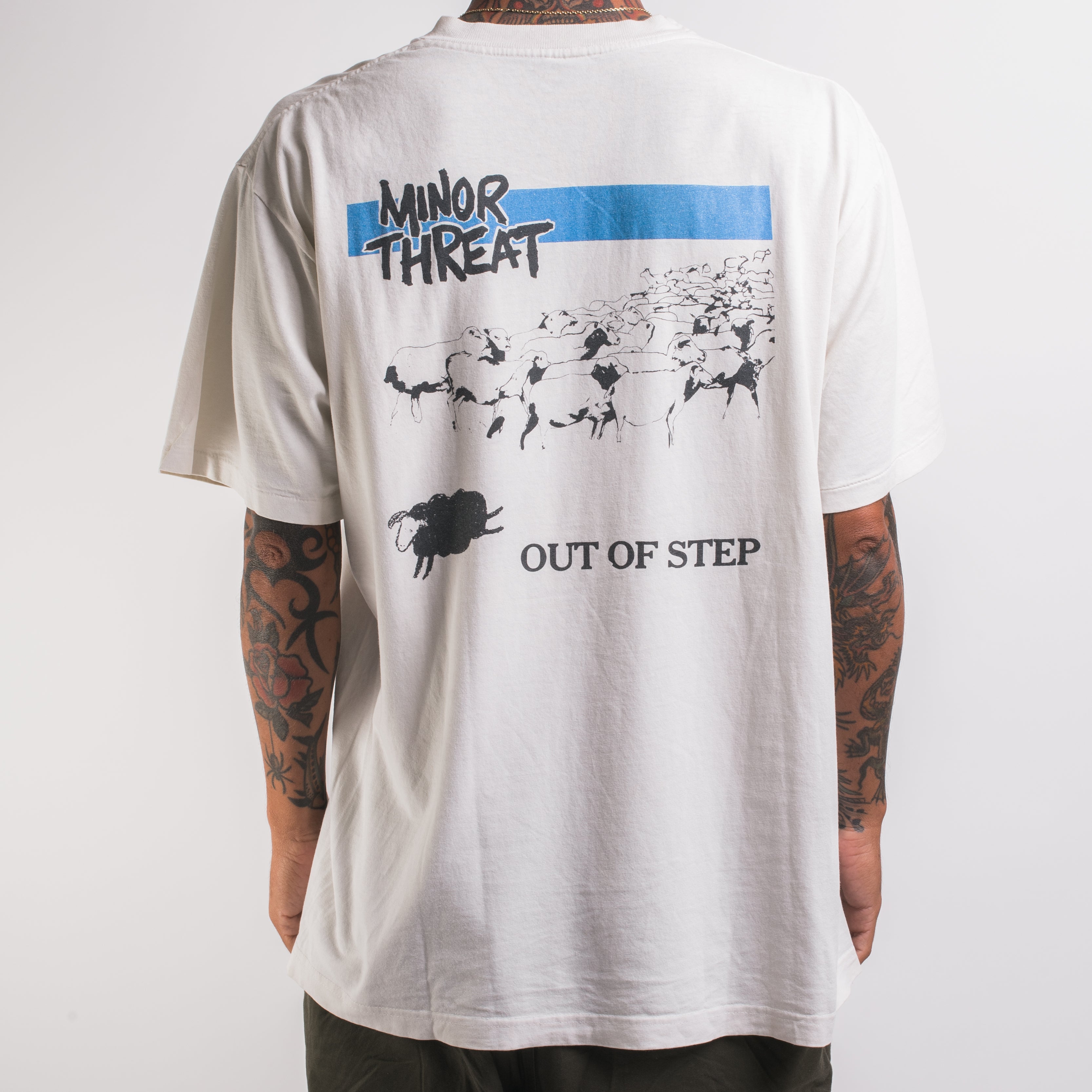 Vintage 90's Minor Threat Out Of Step T-Shirt – Mills Vintage USA