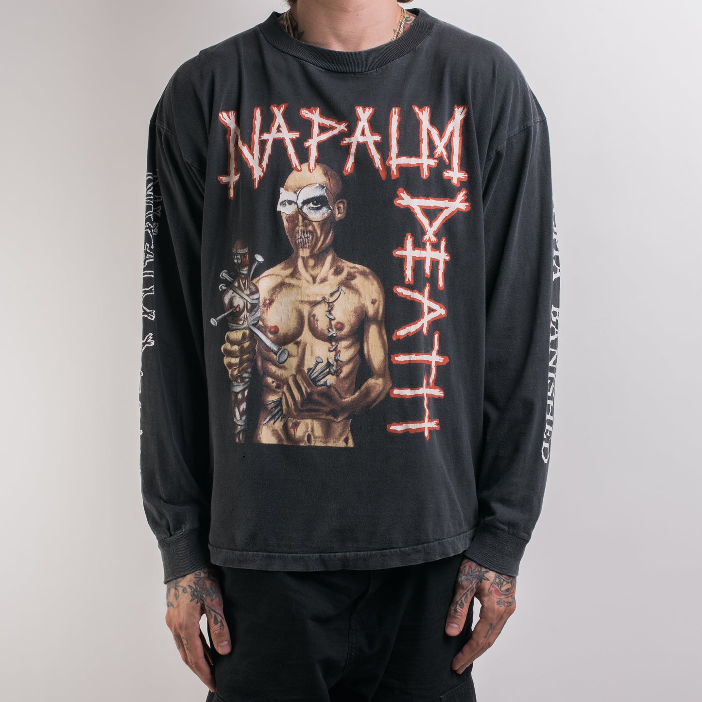 Vintage 90’s Napalm Death Utopia Banished Longsleeve