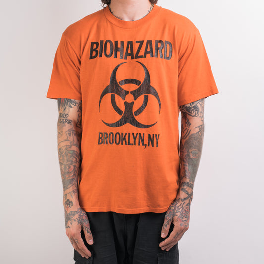 Vintage 1990 Biohazard Spider T-Shirt