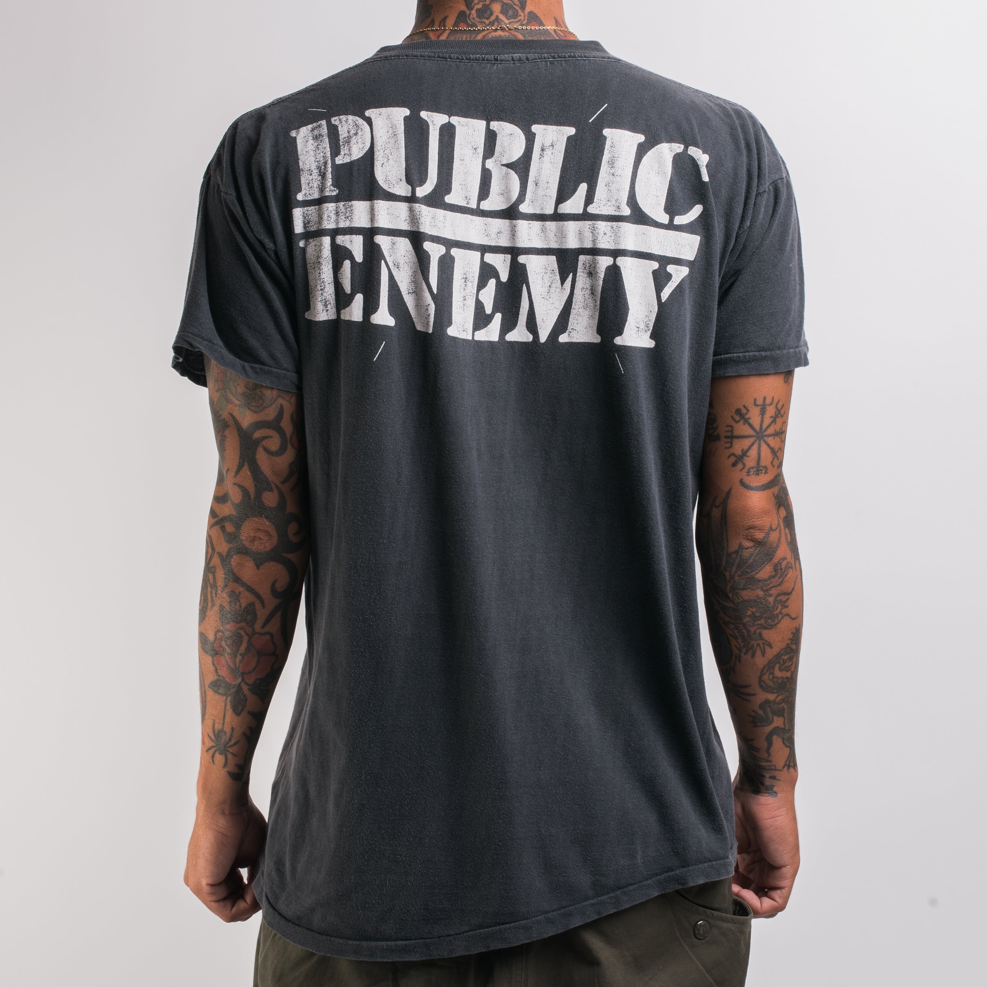 人気色 80年代 PUCLIC ENEMY TEE L ヴィンテージt-シャツ USA | www