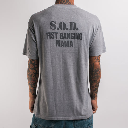 Vintage 80’s SOD Fist Banging Mania T-Shirt