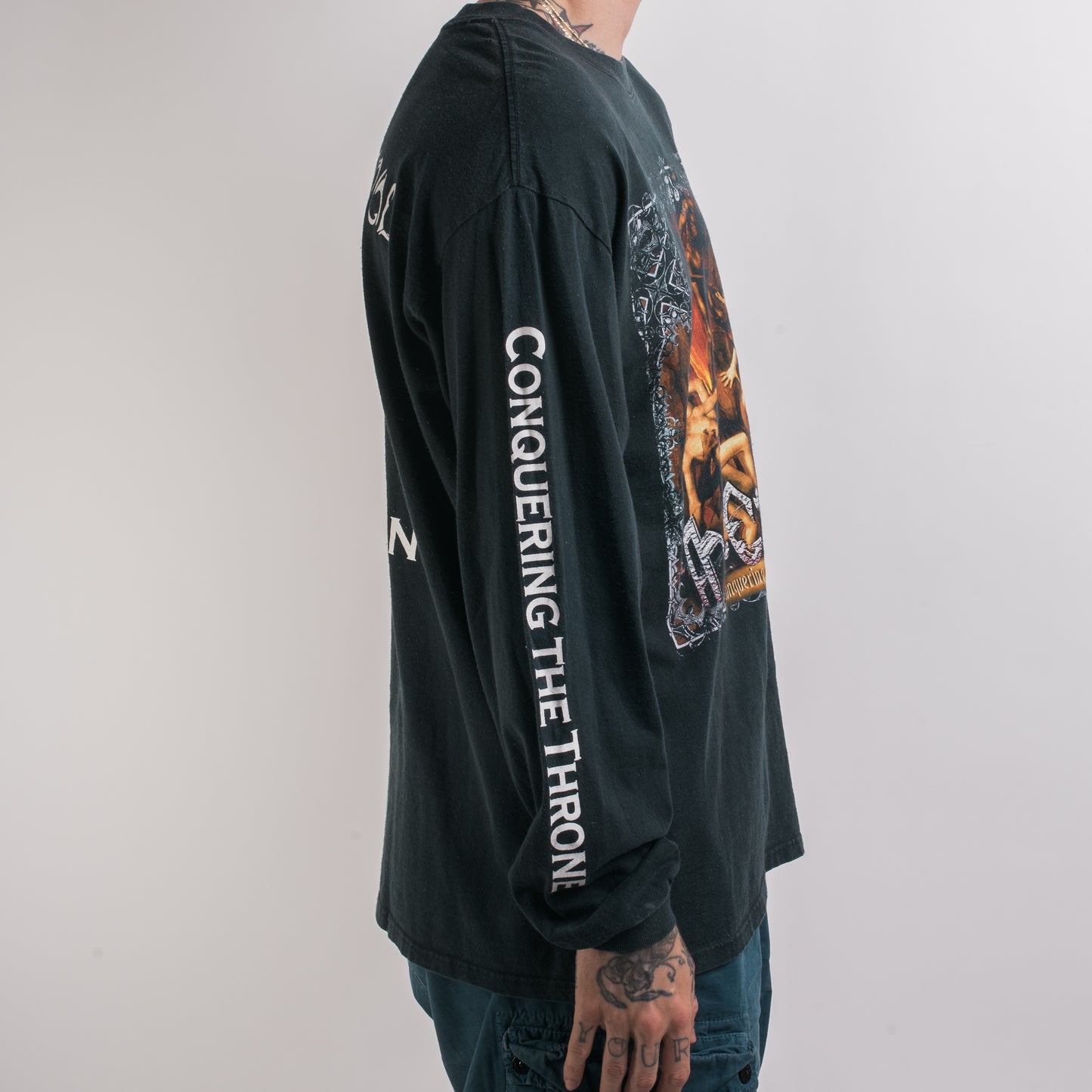 Vintage 90’s Hate Eternal Conquering The Throne Longsleeve