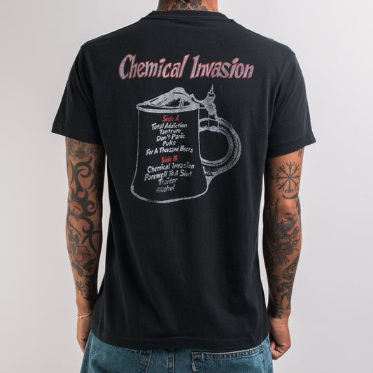 Vintage 80’s Tankard Chemical Invasion T-Shirt