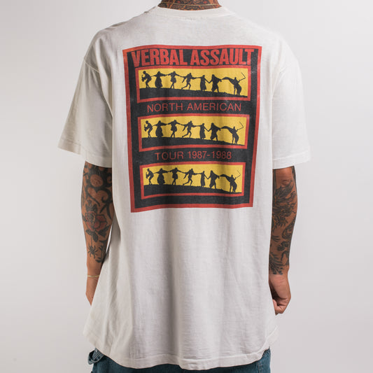 Vintage 1987 Verbal Assault Tour T-Shirt