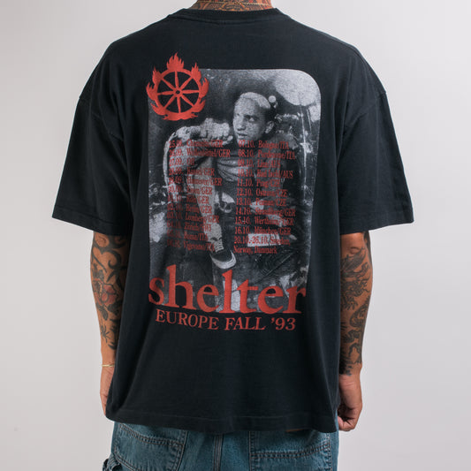 Vintage 1993 Shelter European Tour T-Shirt