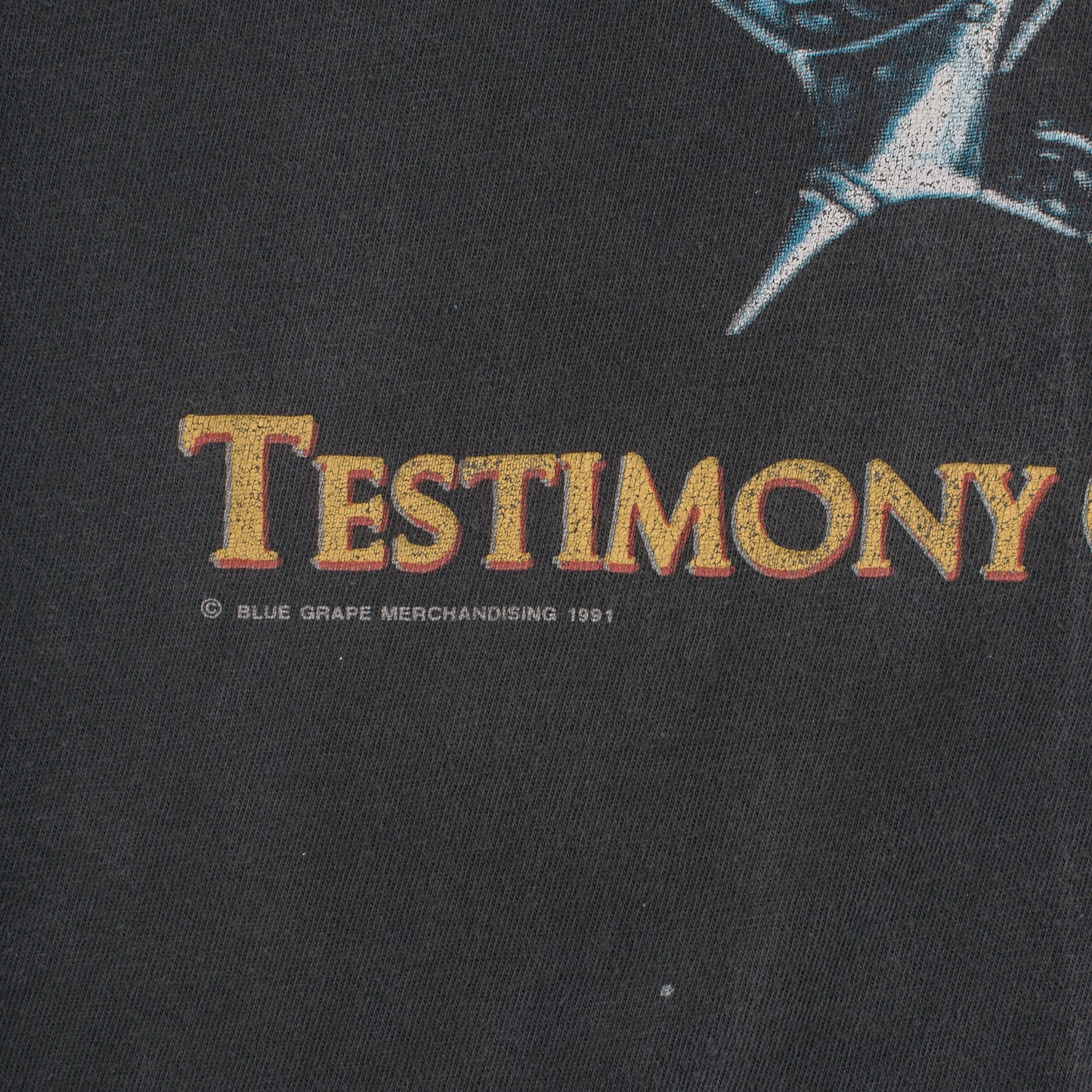 Vintage 1991 Pestilence Testimony Of The Ancients Tour T-Shirt