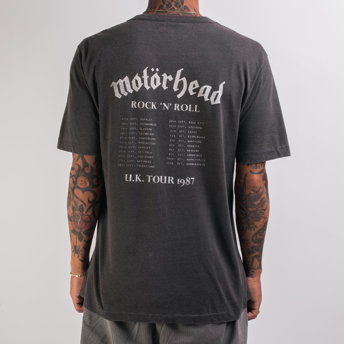 Vintage 1987 Motorhead Rock ’N’ Roll Tour T-Shirt