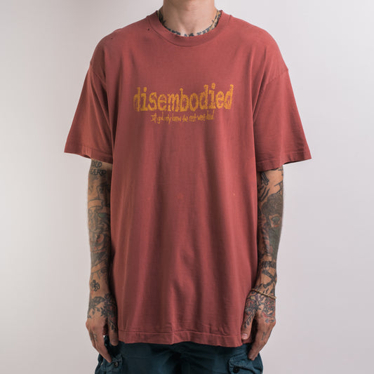 Vintage 90’s Disembodied If God Only Knew The Rest Were Dead T-Shirt