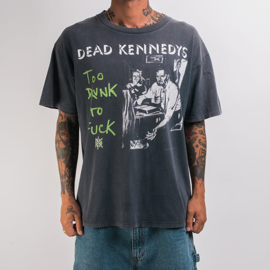 Vintage 1995 Dead Kennedy’s Too Drunk To Fuck T-Shirt