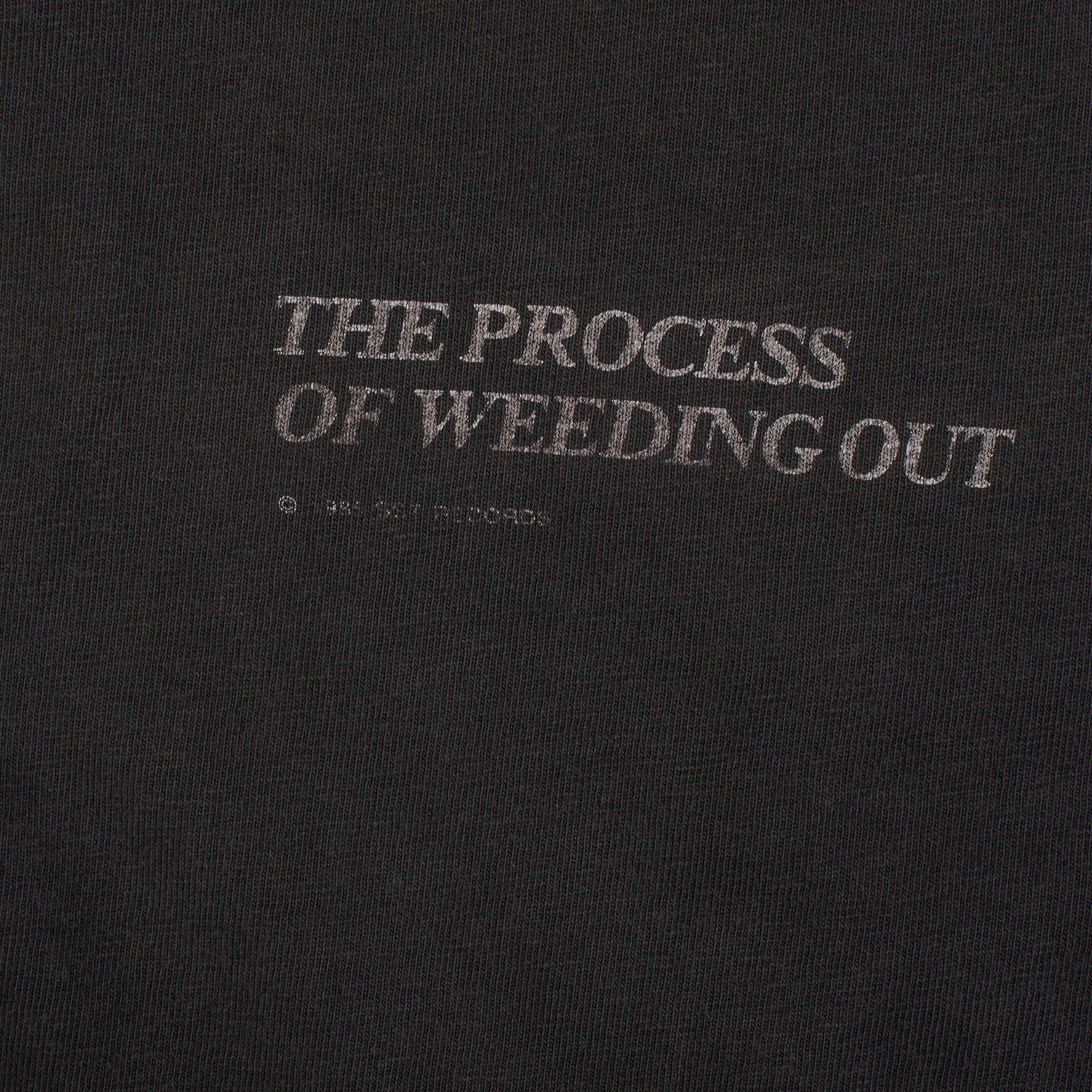 Vintage 80's Black Flag Process Of Weeding Out T-Shirt – Mills