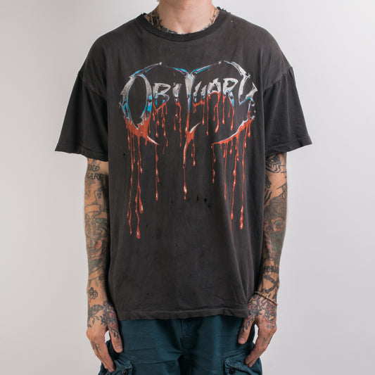 Vintage 90’s Obituary Slowly We Rot T-Shirt