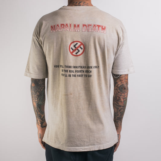 Vintage 90’s Napalm Death Nazi Punks Fuck Off T-Shirt